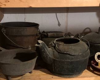 Lots of Old Cast Iron Pieces
