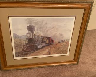 Great selection of framed artwork and decor throughout the house