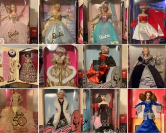 Hundreds of collectible dolls including Barbie, Madame Alexander, Cabbage Patch, Marie Osmond and more! All in pristine condition. 