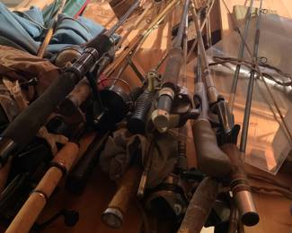 HUGE selection of fishing poles, fishing rods and fishing reels