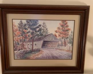 Great selection of framed artwork and indoor decor