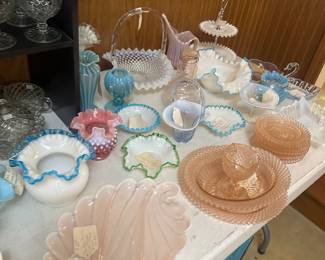 Fenton and other art glass