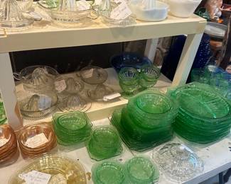 Uranium and vaseline glass 