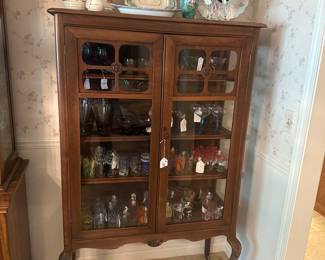 China cabinet or cupboard. 