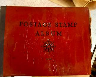Postage Stamp Album - lightly populated