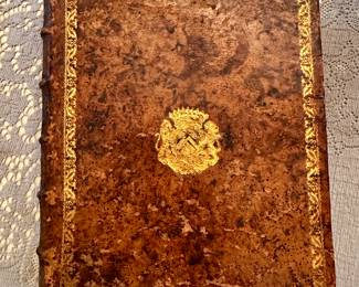 Leather Bound Cordial Set