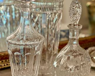 Crystal and Glass Decanturs
