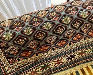 Hand Woven Caucasian Rug. Approx 3 x 5