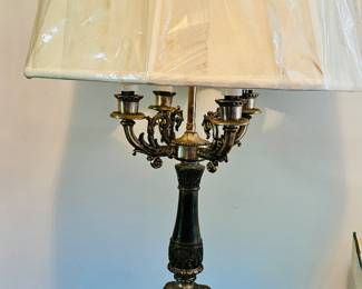 Regency Style Candelabra Lamp