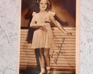 Shirley Temple Autographed Photo