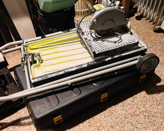 Ryobi wet tile saw