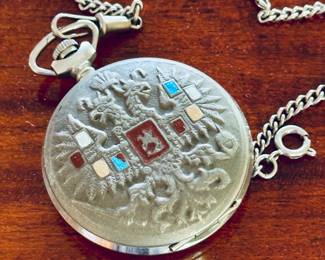 Vintage Russian Molnija pocket watch