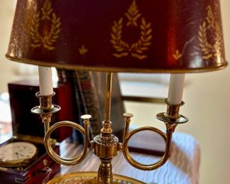 Brass Bouillette Lamps - PAIR