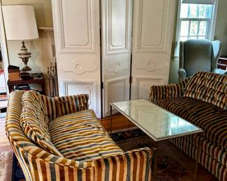 Vintage Henredon Tufted Back Love Seats