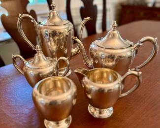 Rogers Sterling Silver Tea and Coffee Service