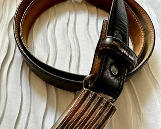 Tiffany sterling silver belt buckle