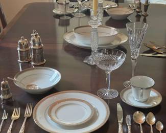 S. Kirk & Son silver platinum china