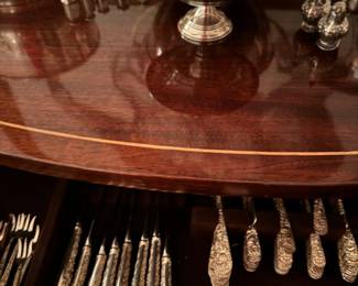 Silverset for eight