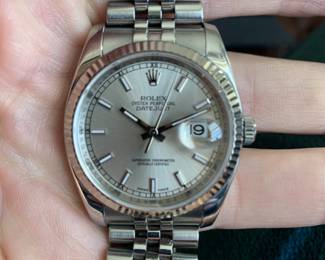Stainless steel Rolex Date Just