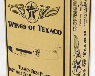 44 - Wings of Texaco 1927 Ford Tri-Motored Monoplane Bank w/ box 7th in the Series
