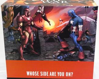 2455 - New 11pc Civil War Boxed set Comes with Movie and Flag 12x14x8 - Box size
