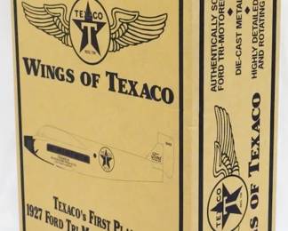 40 - Wings of Texaco 1927 Ford Tri-Motored Monoplane Bank w/ box Special 1999 Collector's Edition 7th in the Series

