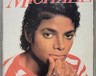 316 - Vintage Michael Jackson Spiral Magazine 13 x 11
