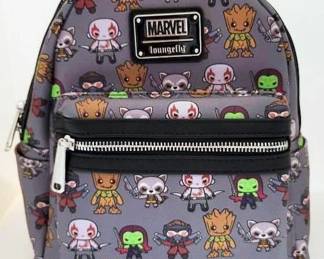 312 - Loungefly Marvel Guardians of Galaxy Mini Backpack NEW - tags still - never used 9 x 10.5 x 4.5
