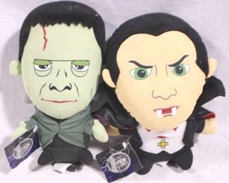 601 - Lot of 2 Universal Monster Plush Figures
