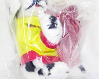 30 - Texaco Dog Fire Chief Stuffed Toy 9.5" tall w/ box
