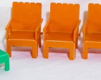 2306 - 1968 Mattel Liddle Kiddle Dollhouse Furniture
