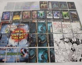 5900 - 153 Assorted Collector Cards includes Avengers
