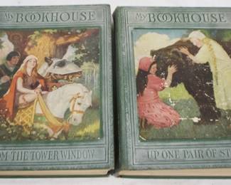 6096 - 2 "My Bookhouse" Books includes "From the Tower Window" and "Up One Pair of Stairs"
