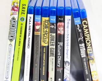 2453 - Assorted Anime DVD Cases, No discs whatsoever
