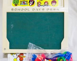2352 - Vintage Fisher Price Toys School Days Desk

