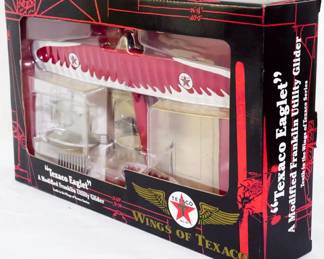 35 - Wings of Texaco Eaglet Franklin Utility Glider Bank w/ box 10th in the Wings of Texaco Series
