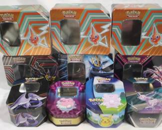 6119 - Lot of 10 Pokemon Metal Tins
