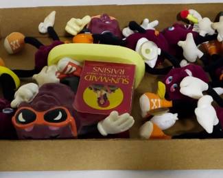 1390 - Assorted California Raisins Figures
