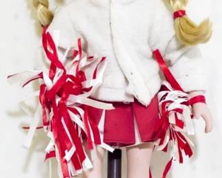 2723 - Cheerleader Porcelain Doll 16"
