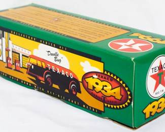 11 - Die Cast Metal '34 Diamond Texaco Doodle Bug Bank w/ box Collectors' Series #11 Locking Coin Bank w/ key
