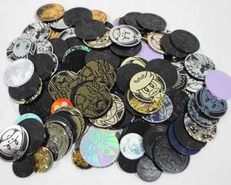 6003 - 133 Plastic Pokemon Coins
