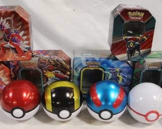 6120 - Lot of 11 Pokemon Metal Tins
