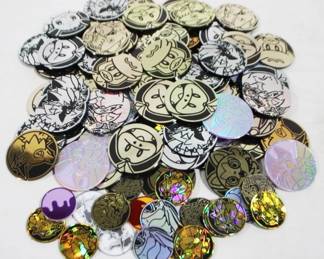 6002 - 100 Plastic Pokemon Coins
