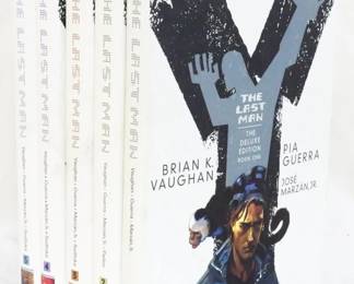 2437 - The Last Man Deluxe Edn Vols 1-5 Softcover books
