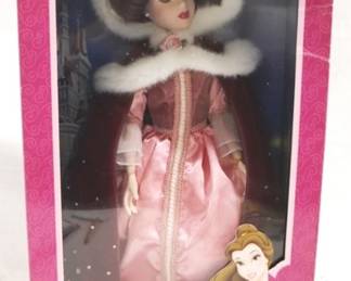582 - Avon Exclusive Disney Belle Porcelain Doll New in Box
