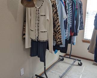 Size M women's tops: Tahari, NYDJ, Bob Mackie, Vince Camuto, Tommy Bahama, WHBM, Cabi, Jones New York, INC...