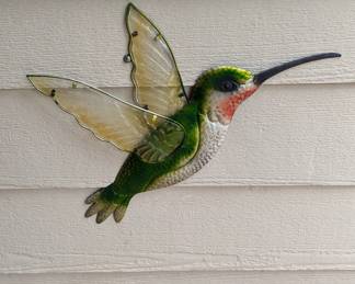 Hummingbird wall art
