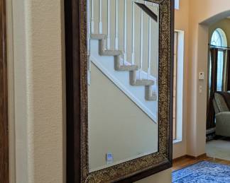 Large wall mirror