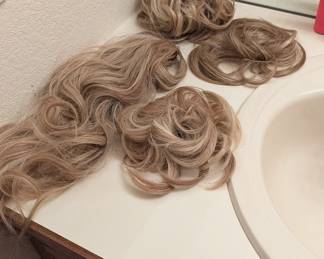 Lifelike hair pieces wigs