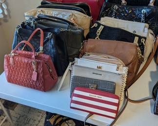 Purses: Ralph Lauren, Coach, Tori Burch, Michael Kors